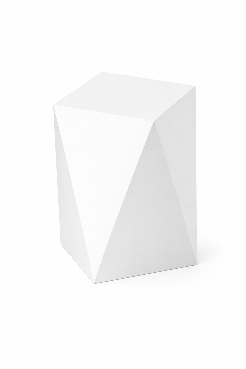 Modern Geometric Coffee Table / Sculptural Side Table